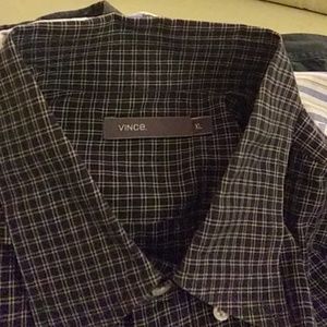 Men's shirt long sleeve button Vince